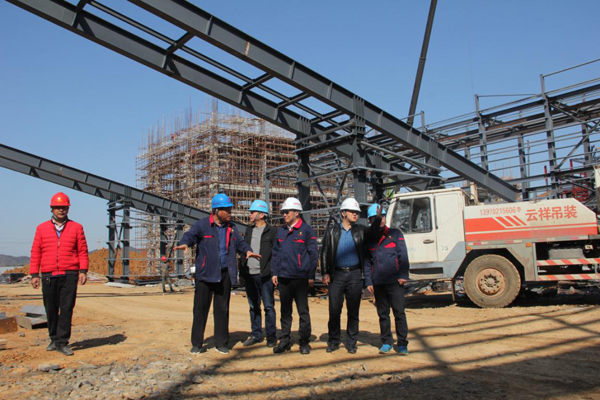 公司向导到江西彭泽金力石项目指导事情