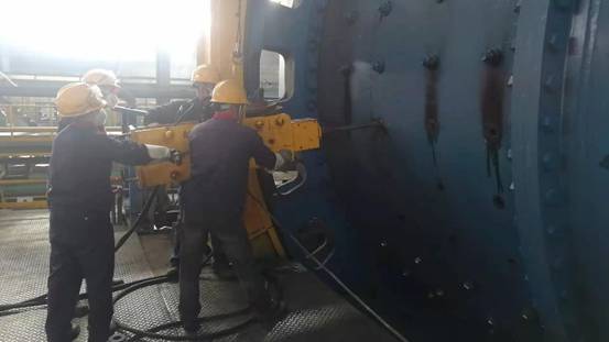 装置公司完成金冠铜业选矿月修使命