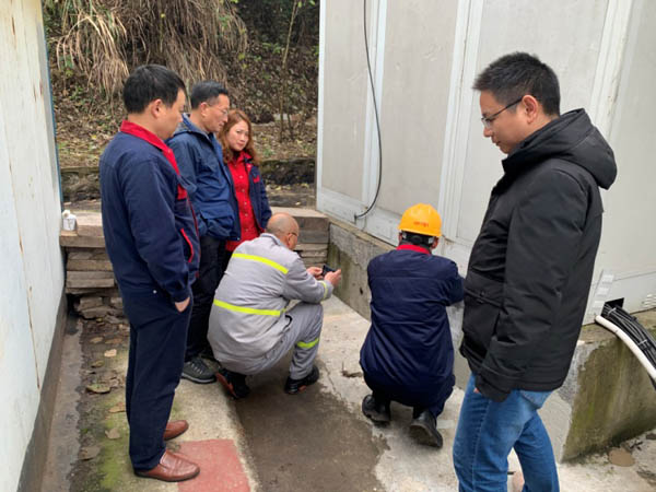 金冠铜业公司到第一修建工程事业部调研 