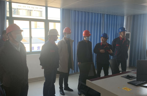 集团公司5S检查组到建材公司举行现场检查