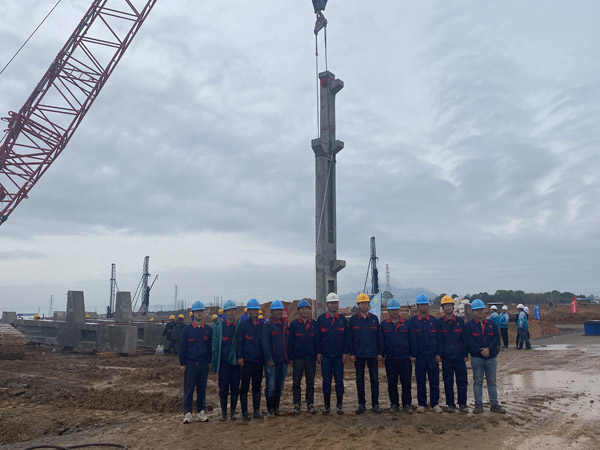 公司副总司理到江西鑫科环保项目调研