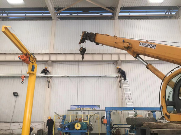 铜陵格里赛项目工程镀锌梯式桥架装置乐成