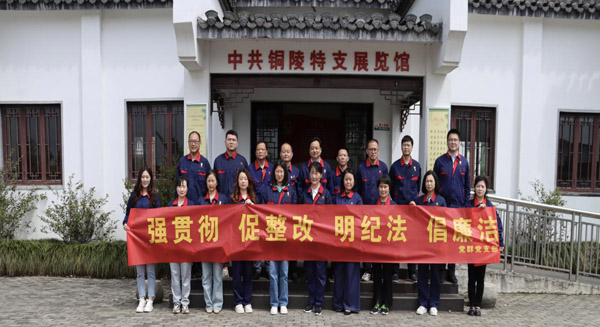 党群党支部开展“纪法教育月”运动