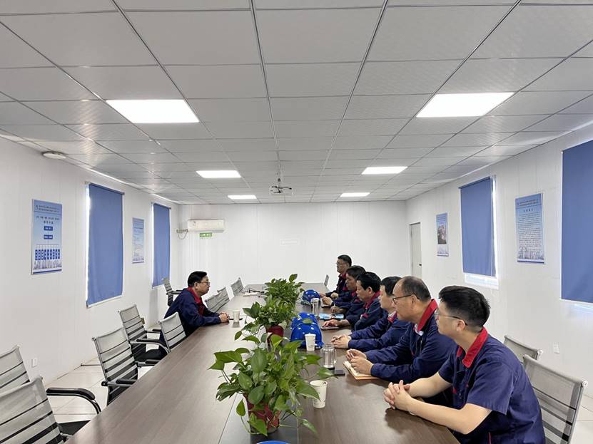 王伍升到铜基新质料项目调研